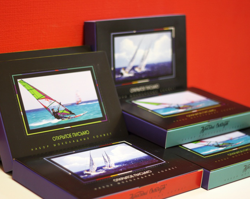 The agency worked on the design of chocolate sweets package